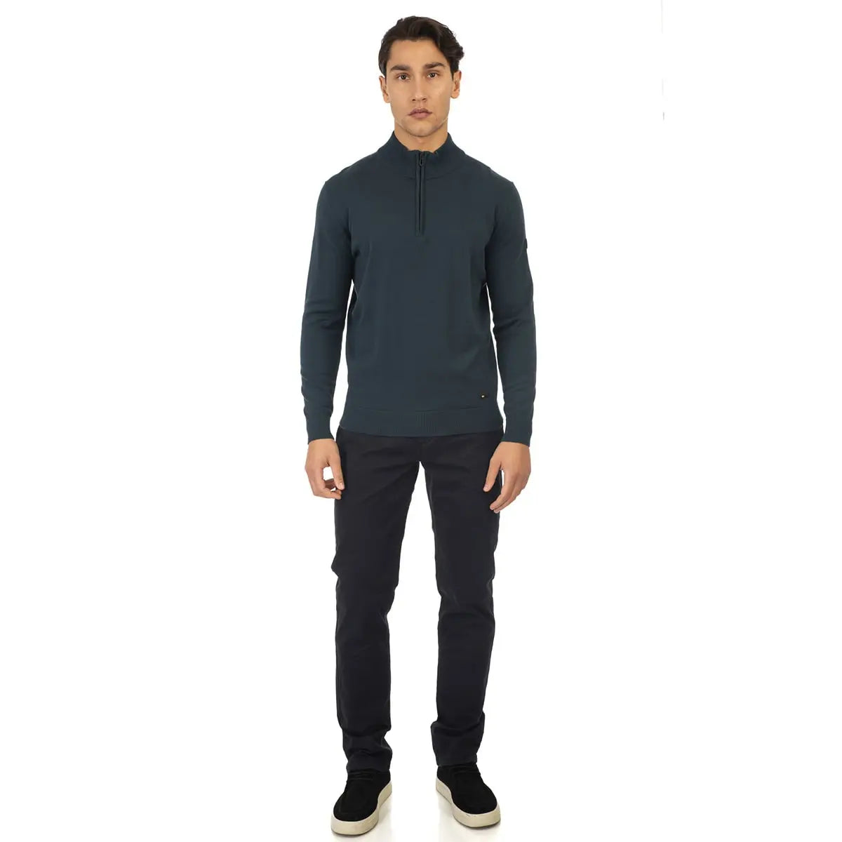 Velké pánské chino kalhoty Double Urban Outfitters CP-4012 tmavě modré