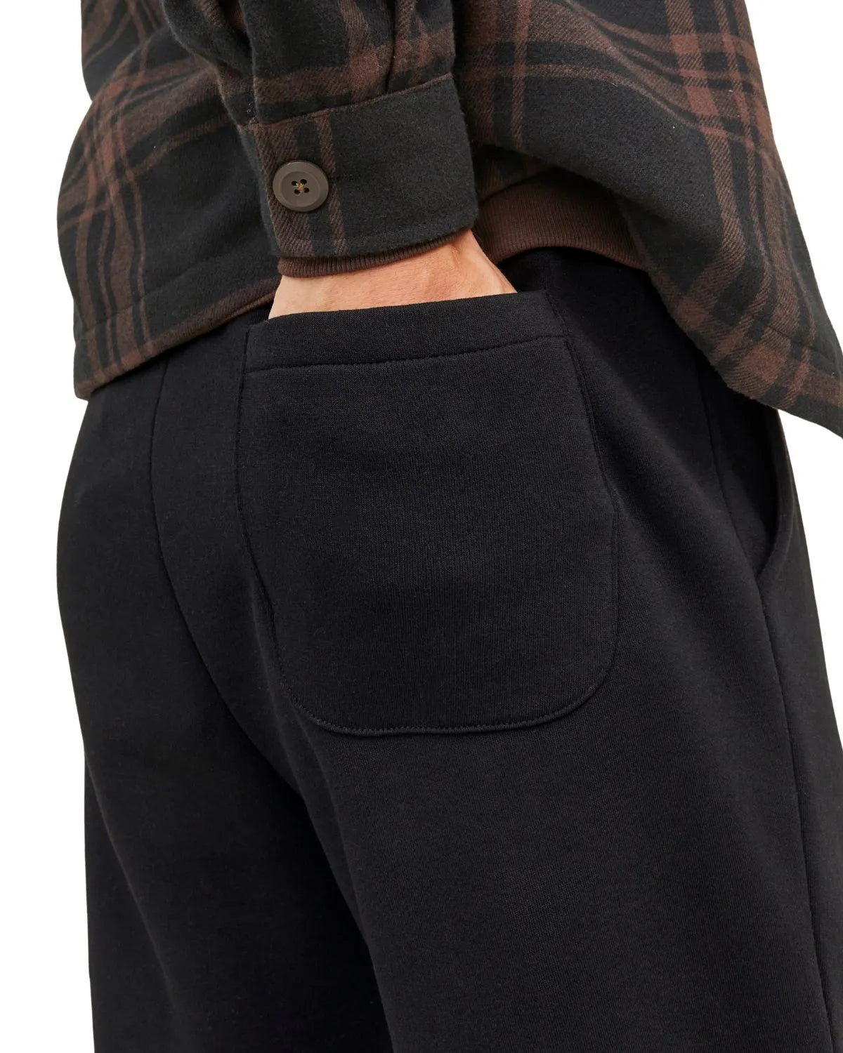 Velké pánské hladké tepláky Jack &amp; Jones 12263986 černé