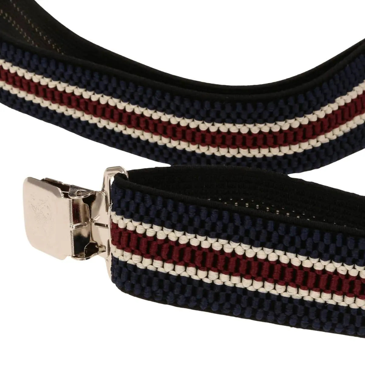 Duże męskie szelki X Ranger 4cm DJ40-064 granatowo-biało-bordowe
