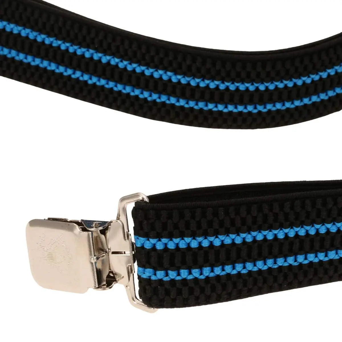 Duże męskie szelki X Ranger 4cm DJ40-055 czarno-niebieskie