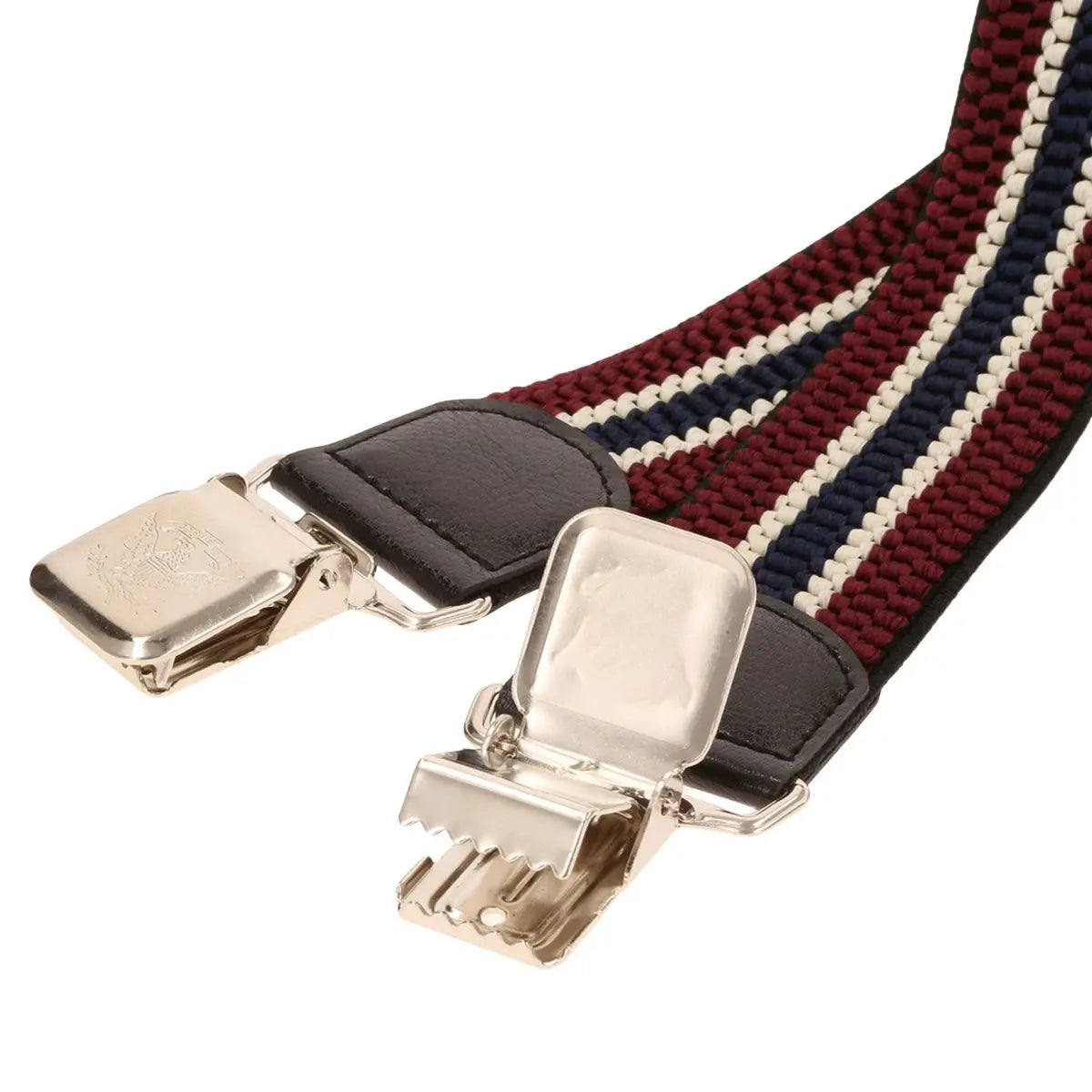 Velké pánské šle X Ranger 4cm DJ40-065 bordó-bílo-tmavě modré