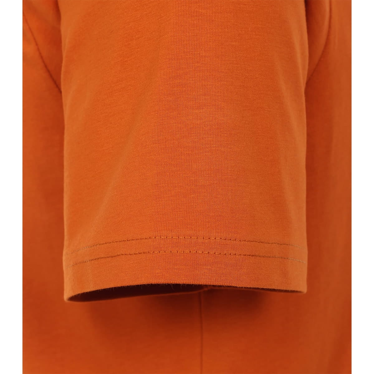 Duża męska gładka koszulka t-shirt Redmond 665-23 pomarańczowy