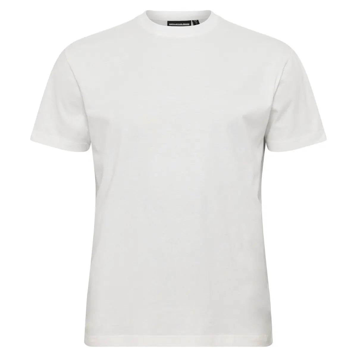 Duży męski T-shirt print na plecach koszulka z krótkim rękawem North Latitude 51320-0000 biała