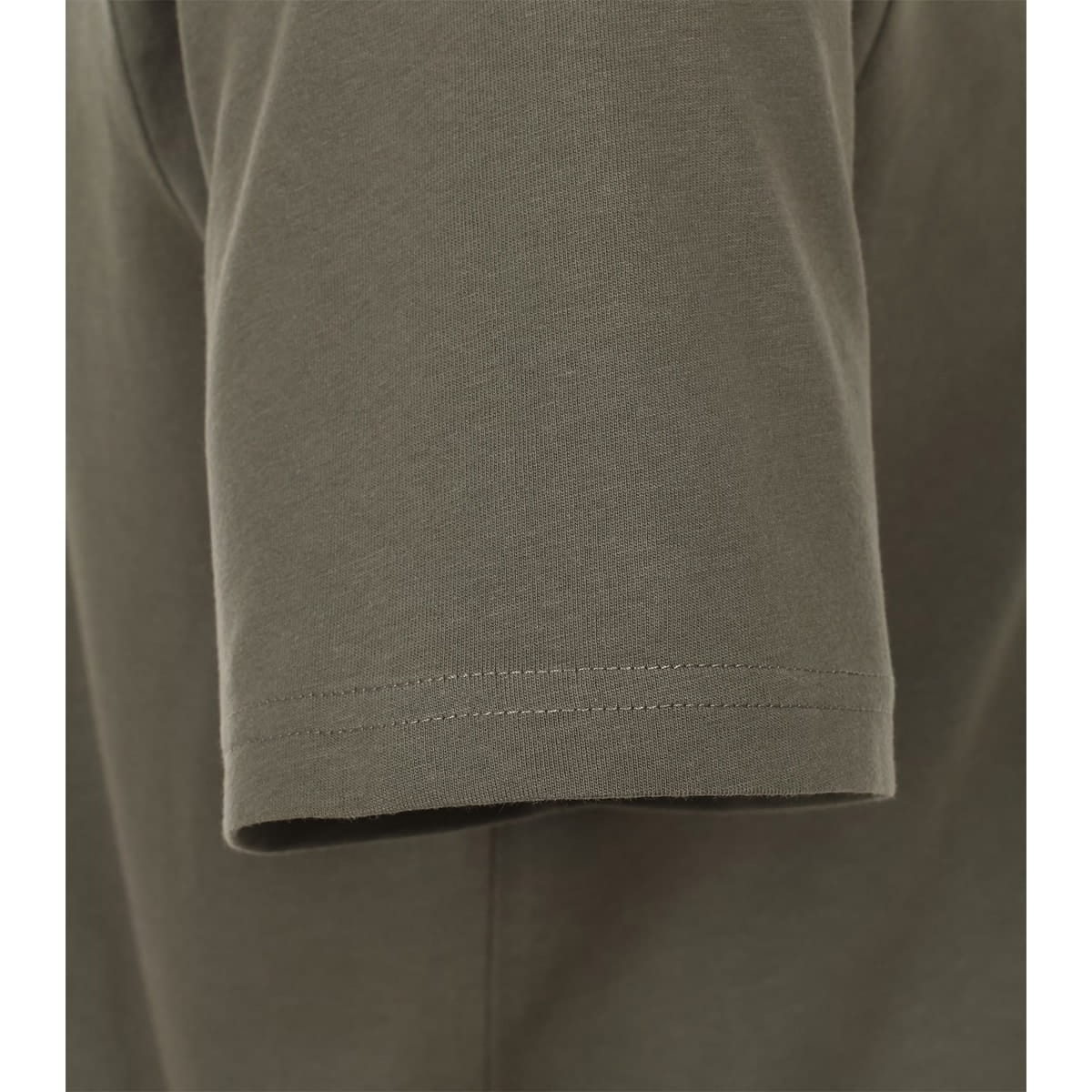 Duża męska gładka koszulka t-shirt Redmond 665-60 khaki