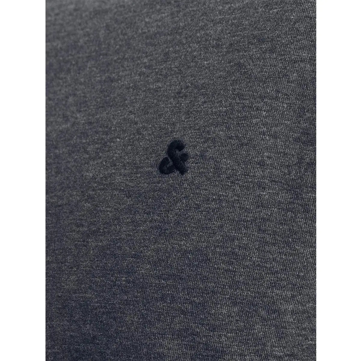 Velké pánské tričko s krátkým rukávem jednobarevné Jack &amp; Jones 12253778 tmavě šedé
