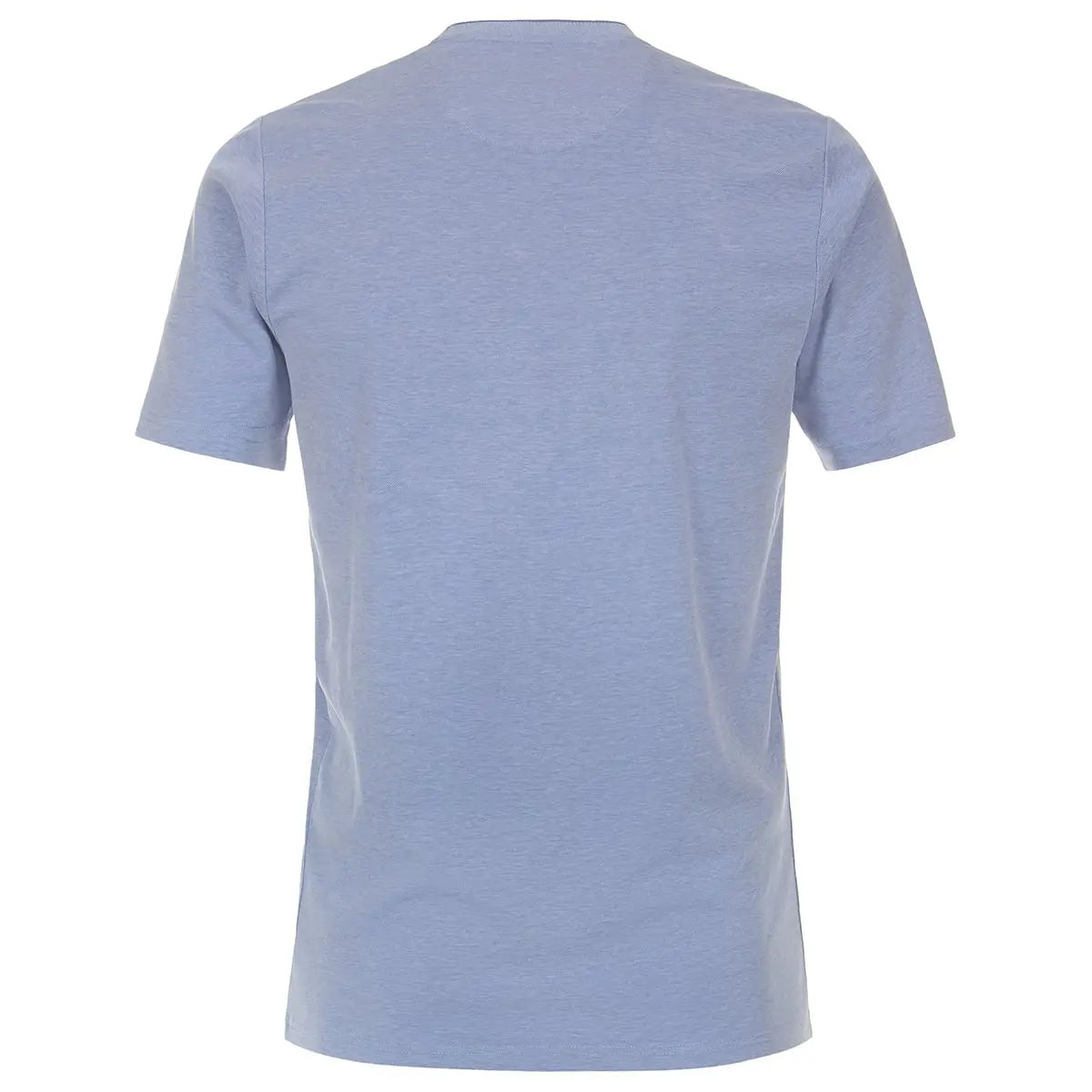 Duża męska gładka koszulka t-shirt Redmond 231930650-12 błękitny