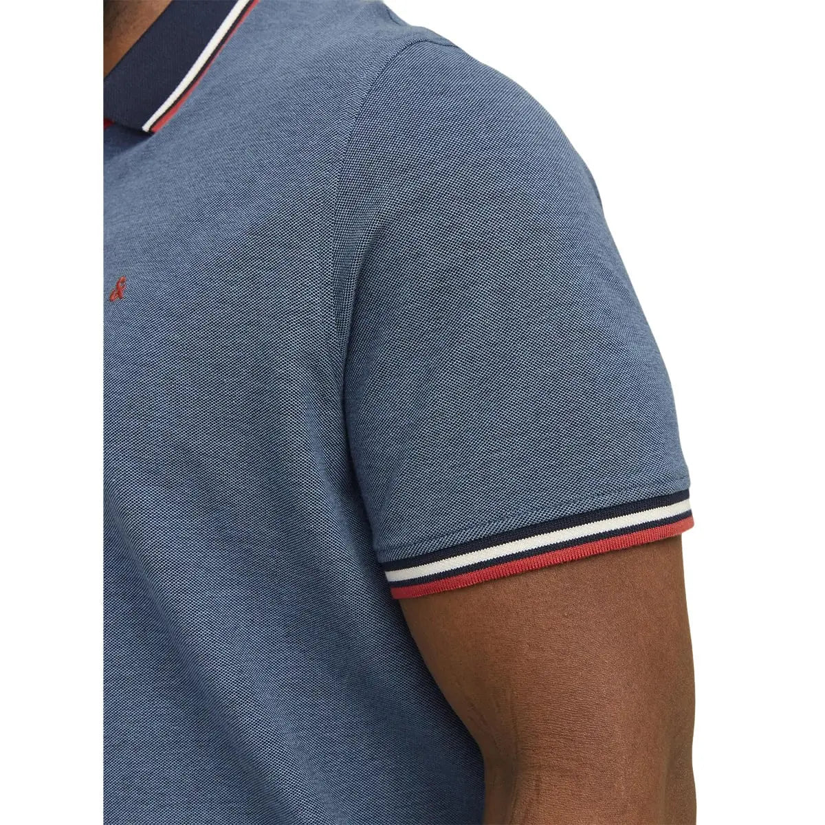 Pánská velká polokošile s límečkem Jack &amp; Jones 12143859 tmavě modrá
