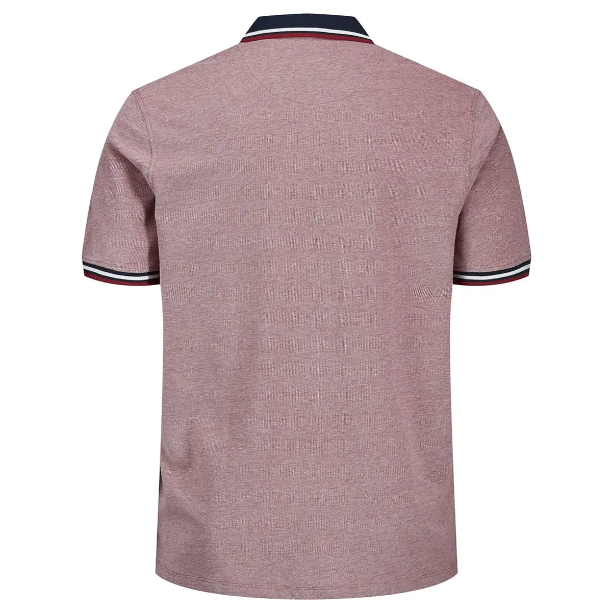 Duża męska polówka koszulka z kołnierzykiem Jack &amp; Jones 12143859 czerwona