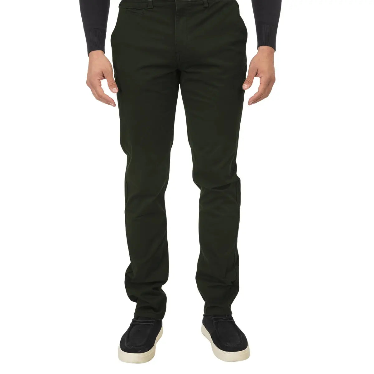Duże męskie spodnie chinosy Double Urban Outfitters CP-4012 khaki