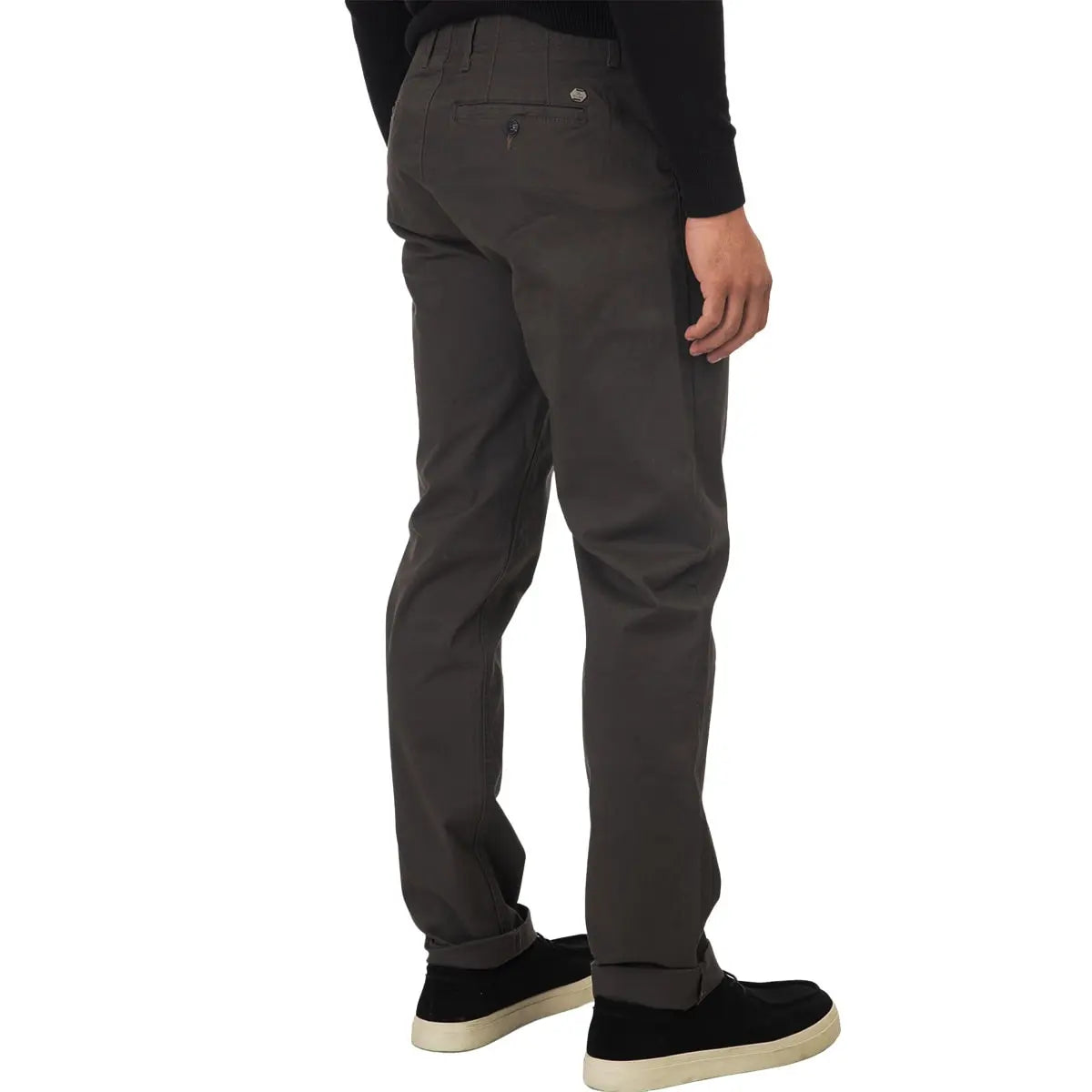Duże męskie spodnie chinosy Double Urban Outfitters CP-4012 ciemnoszare