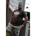 modny t-shirt z nadrukiem duzy rozmiar 3xl plus size