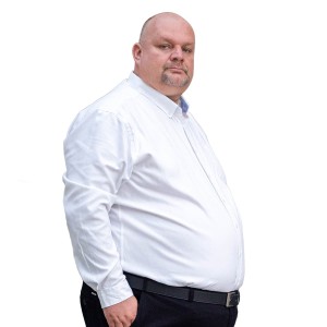 Pánská hladká košile s dlouhým rukávem Duke D555 Richard bílá