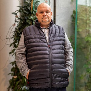 Velké pánské prošívané péřové tričko bez rukávů Duke D555 Wickham černá