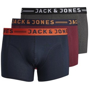 Pánské velké boxerky 3 kusy Jack & Jones 12147592 multi