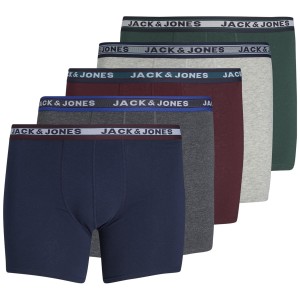 Pánské velké boxerky Jack & Jones 5 ks 12211701 multi