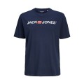 t-shirt plus size granatowy
