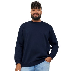 Jack & Jones velká pánská mikina přes hlavu 12250594 tmavě modrá