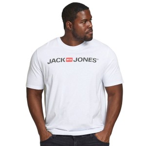 Pánské velké tričko Jack & Jones 12184987 bílá