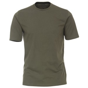 Pánské velké hladké tričko Redmond 665-60 khaki