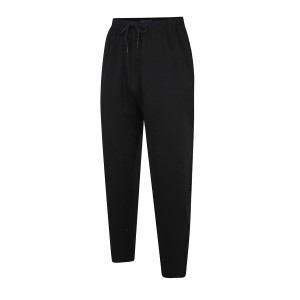 Velké pánské tepláky s kapsami na zip s rovnými nohavicemi Kam 225 černé