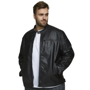 Pánská velká módní bunda Jack & Jones 12172908 černá