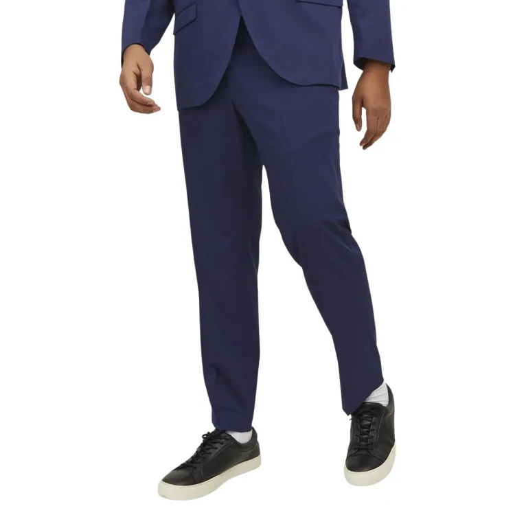 ciemnoniebieskie duze spodnie eleganckie