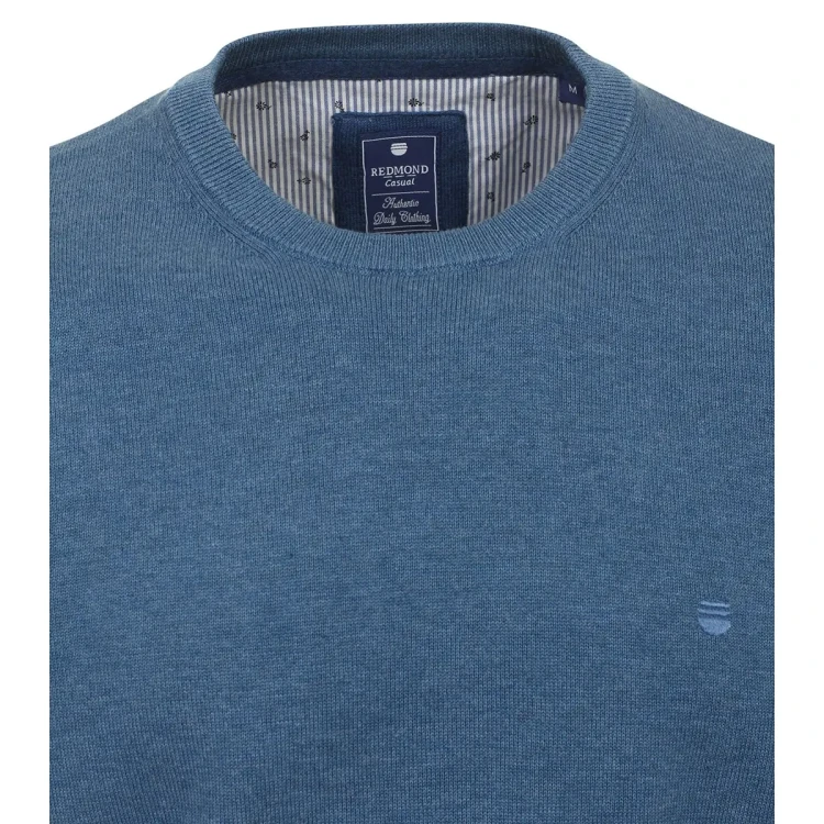 sweter plus size meski 3xl niebieski