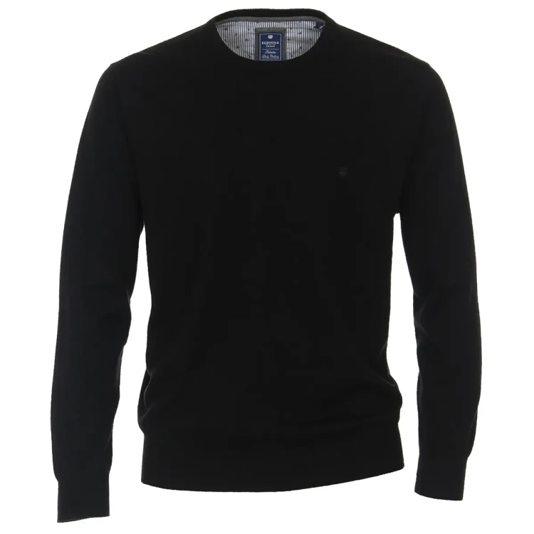 czarny meski sweter plus size 4xl