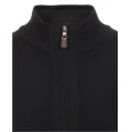 6xl czarny duzy rozpinany sweter