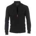 sweter zapinany na zamek czarny 5xl