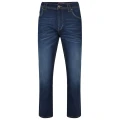 jeansy plus size Kam Ortega granatowe