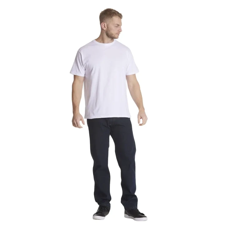 6xl koszulka bez nadruku biala meska