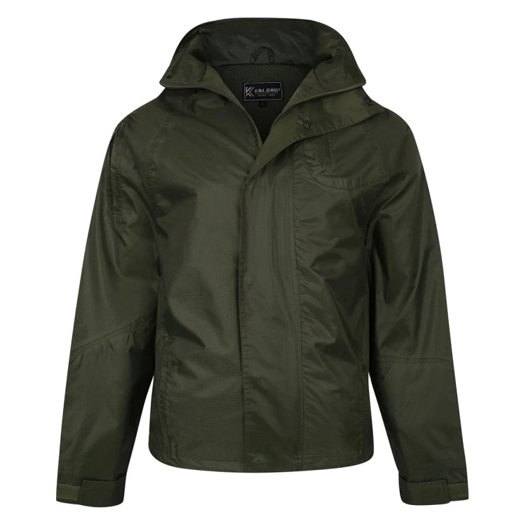 khaki kurtka plus size lekka meska 8xl