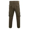 spodnie plus size z kieszeniami 5xl kam kbs118 khaki zielone