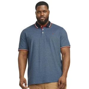 Pánská velká polokošile s límečkem Jack & Jones 12143859 tmavě modrá