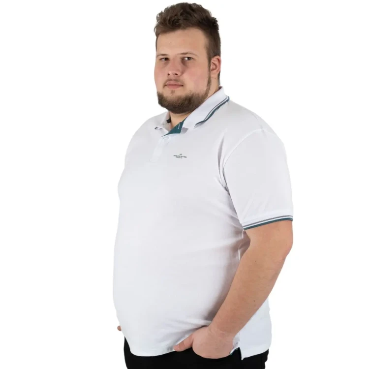 Veliká tričko s límcem plus size