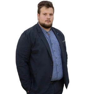 Velké pánské bavlněné sako S4 Porto 2 hladké modré číslo 79050-6851-0810