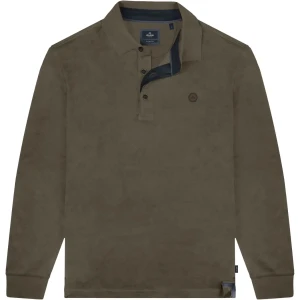 Velké pánské polokošile s dlouhým rukávem Double Urban Outfitters PS-3060 světle hnědé