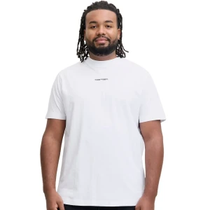 Velké pánské tričko s potiskem na zádech Jack & Jones 12288178 bílá