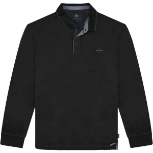 Velká pánská polokošile s dlouhým rukávem Double Urban Outfitters PS-3058 černá