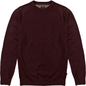 Velký pánský hladký svetr přes hlavu Double Urban Outfitters KNIT-8019 bordó