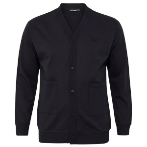 Velký pánský rozepínací svetr-blůza cardigan na knoflíky North Latitude 53342-0099 černý