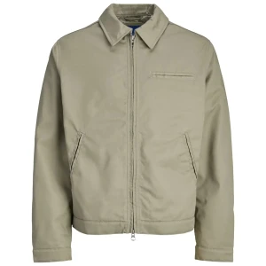 Velká pánská lehká přechodová bunda Jack & Jones 12288227 šedo-béžová