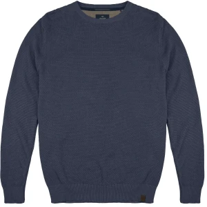 Velký pánský svetr hladký přes hlavu Double Urban Outfitters Knit-8025 modrý