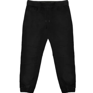 Velké pánské džíny joggery se stahovacími lemy Double Urban Outfitters FP-4076 černé