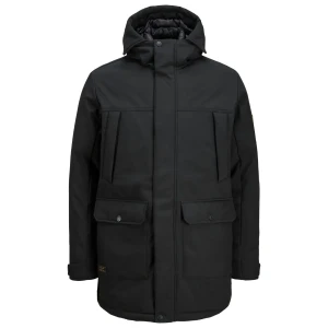 Velká pánská bunda s kapucí parka Jack & Jones 12279797 černá 