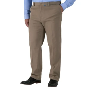 Pánské velké chinos kalhoty Duke D555 Bruno béžové kalhoty