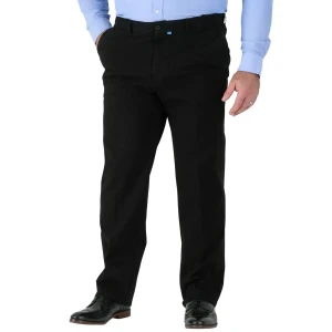 Pánské velké chinos kalhoty Duke D555 Bruno černé kalhoty