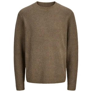 Velký pánský svetr přes hlavu Jack & Jones 12287968 světle hnědá