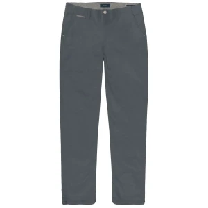 Velké pánské chinos kalhoty s rovnou nohavicí Double Urban Outfitters CP-4042 šedo-modré